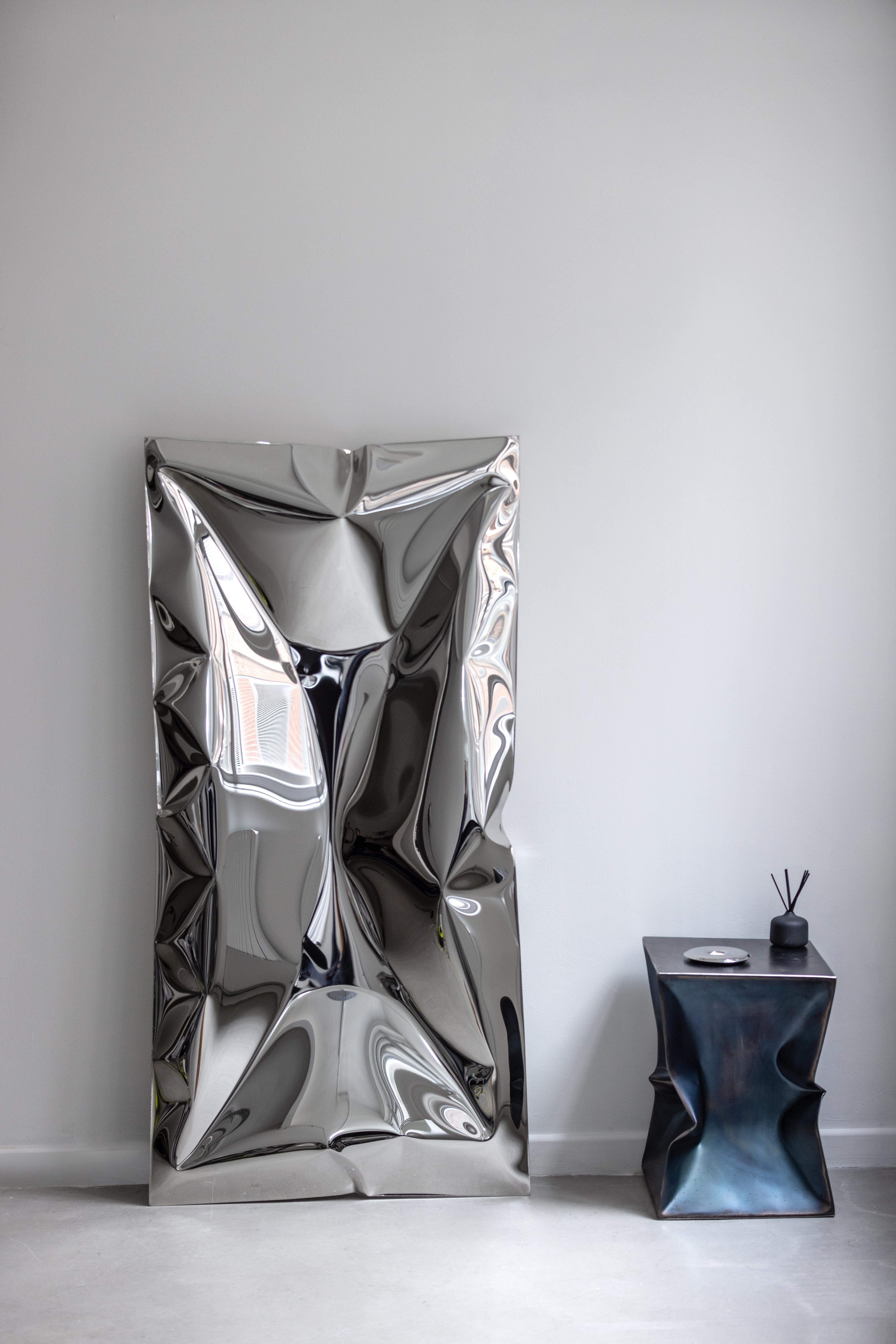Arte mural de metal inflado 