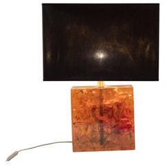 Crushed Ice Resin Lamp by Henri Fernandez