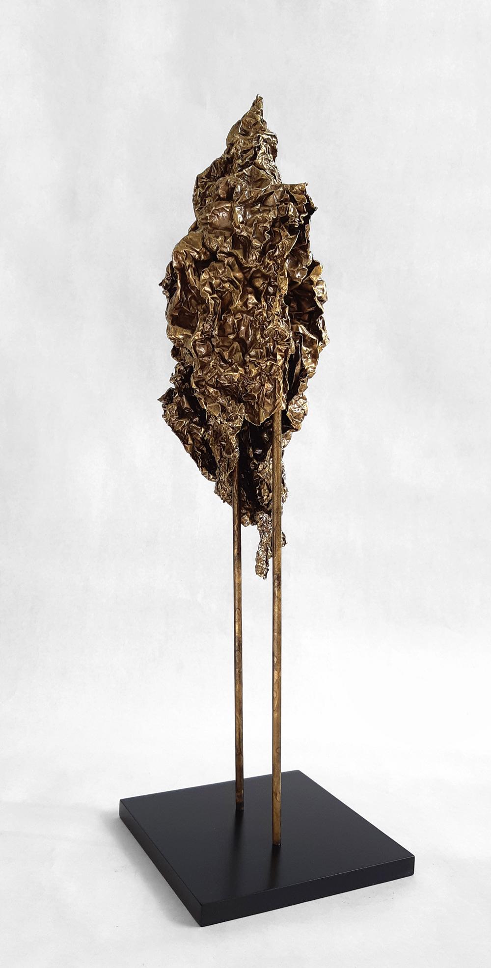 Canadian Crushed Sculptural Lamp, Isac Elam Kaid