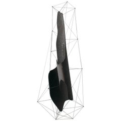 Crust of the Polygon 05 Norihiko Terayama Black Plastic Fragment Sculpture