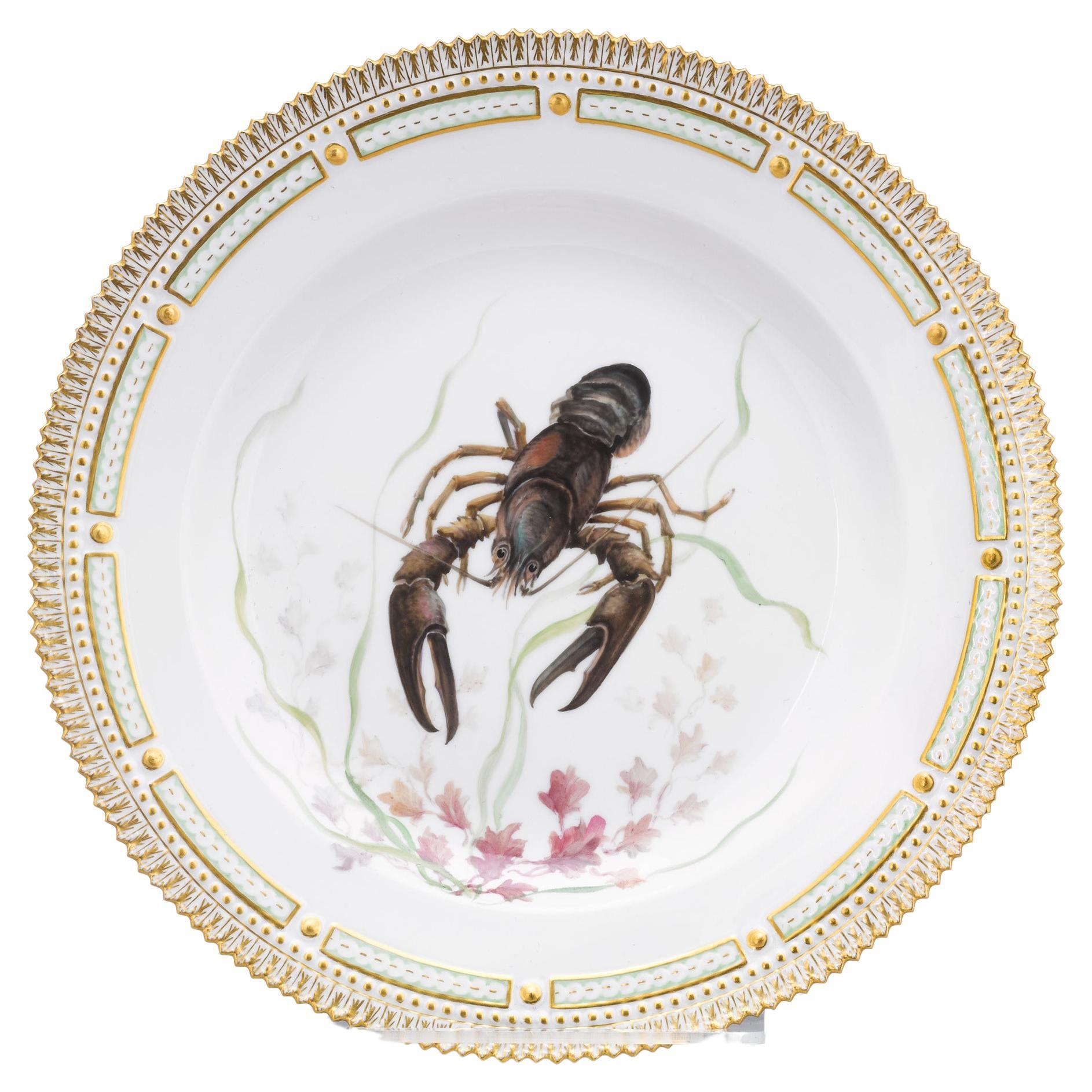 Assiette Flora Danica de Crustacean Royal Copenhagen