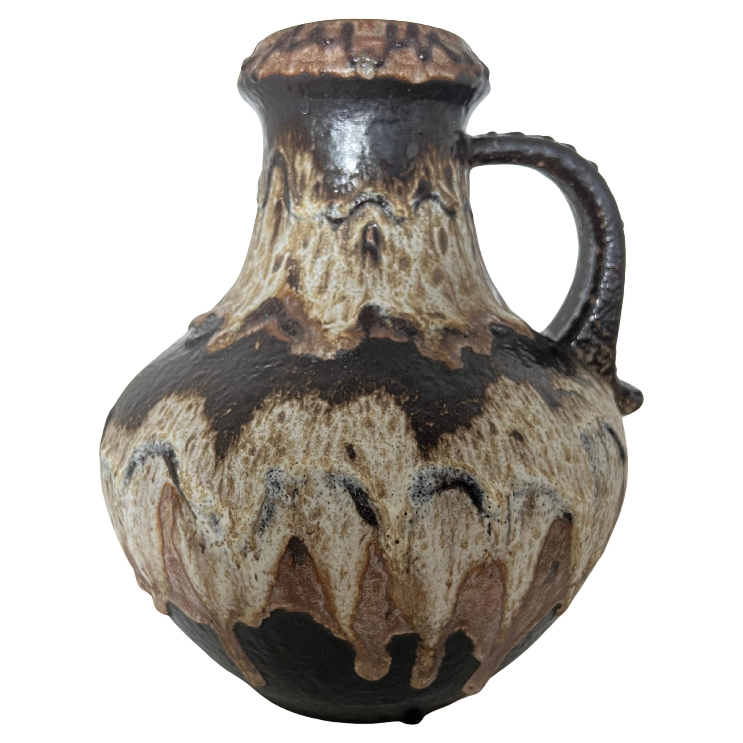 Vaso a forma di brocca di lava grassa tedesca, anni '60