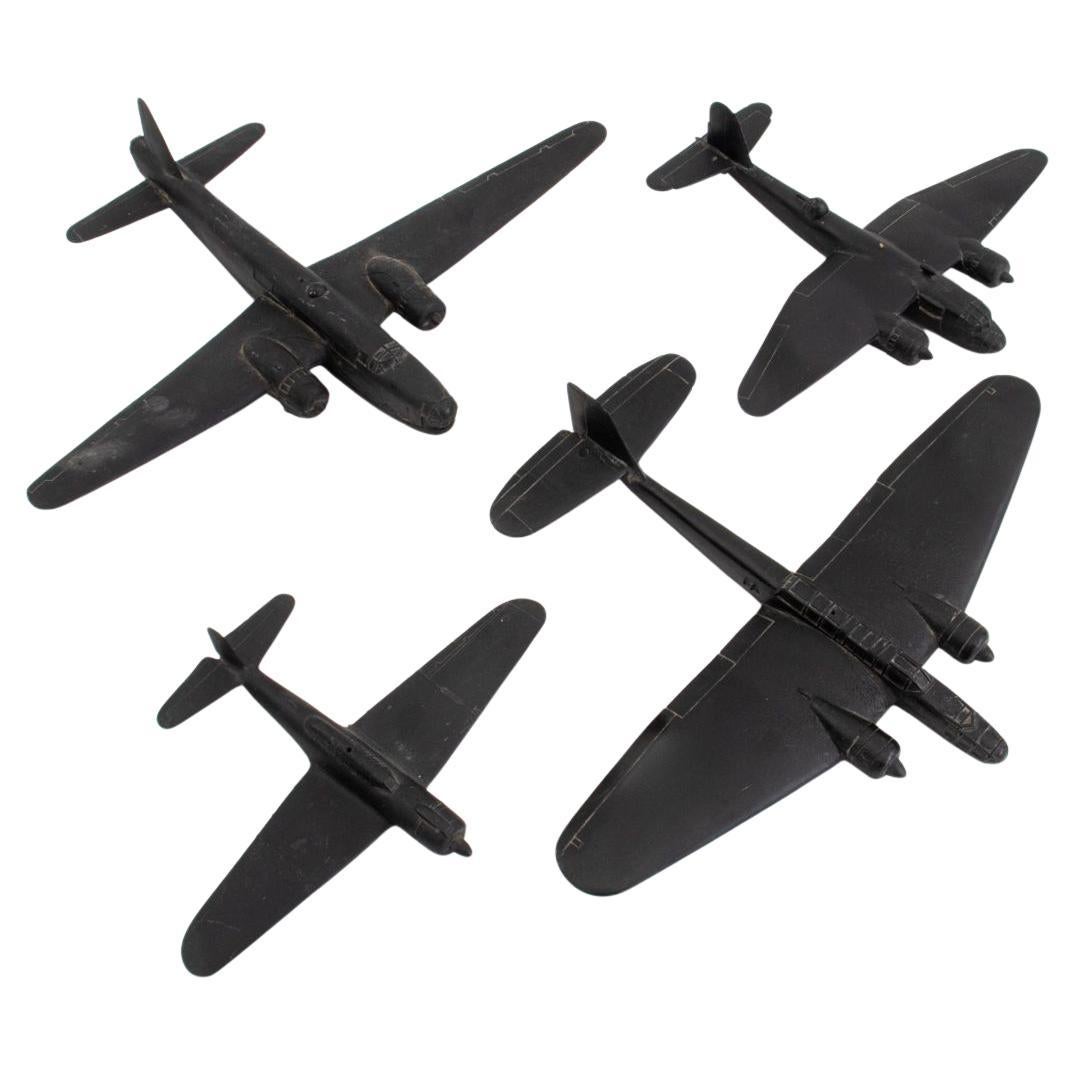 Cruver WWII Plane Recognition Models, 4 For Sale
