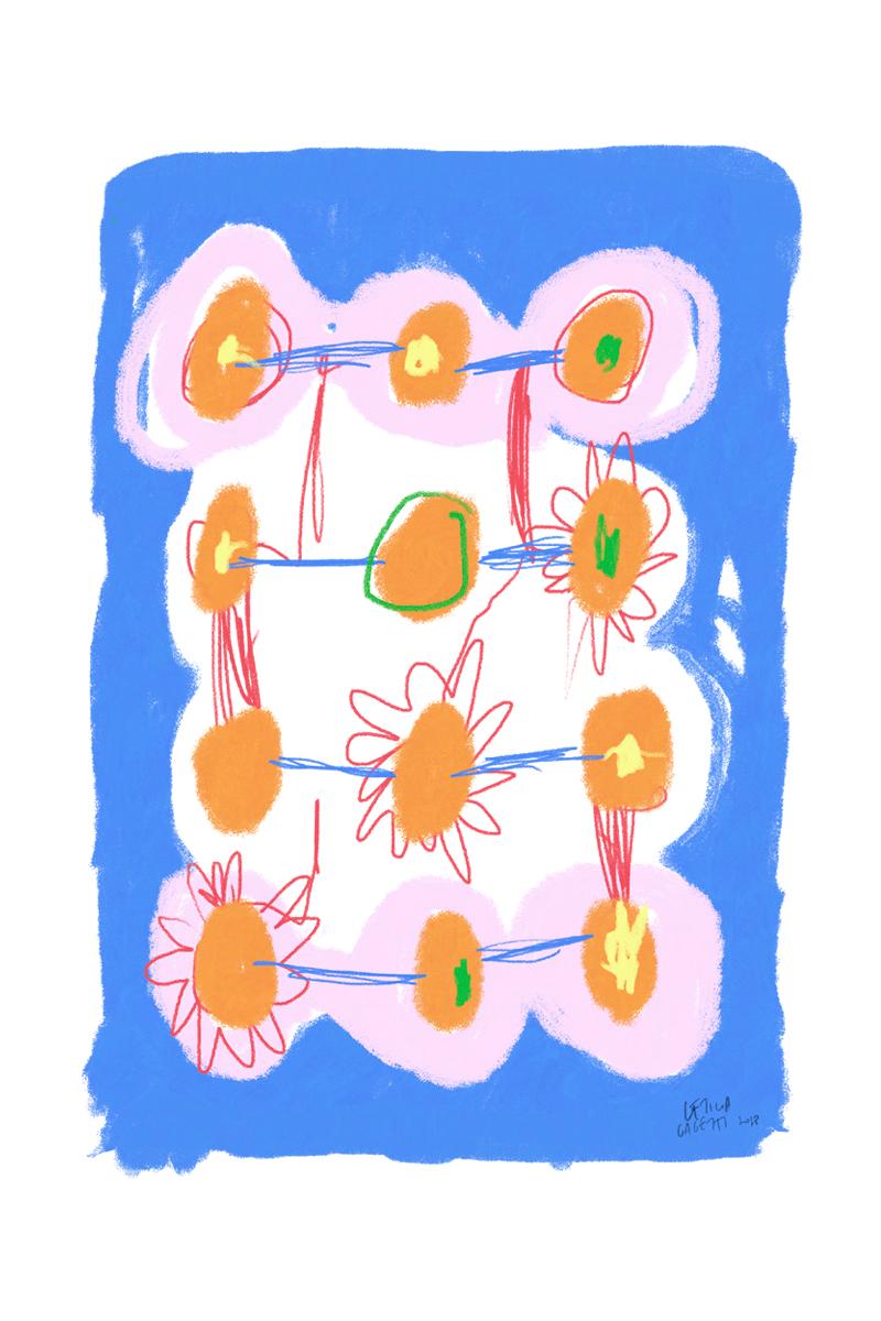 Cruz del Sur Giclée Kunstdruck von Leticia Gagetti - Format A1 im Angebot 1