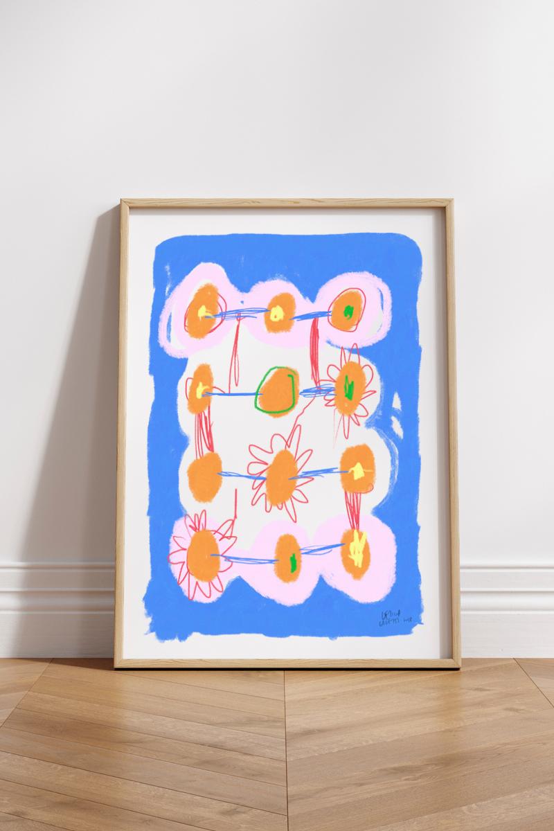 Impresión artística Giclée de Leticia Gagetti, impresa en papel de alta calidad de 260 g con un acabado mate que garantiza colores vivos y saturados.

Realizada mediante impresión giclée en papel de calidad museística, esta impresión artística