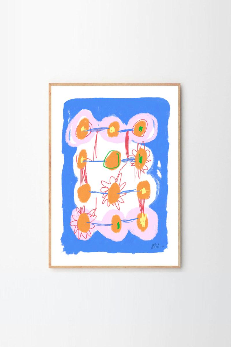Cruz del Sur Lámina Giclée de Leticia Gagetti - Tamaño A4 Argentino en venta
