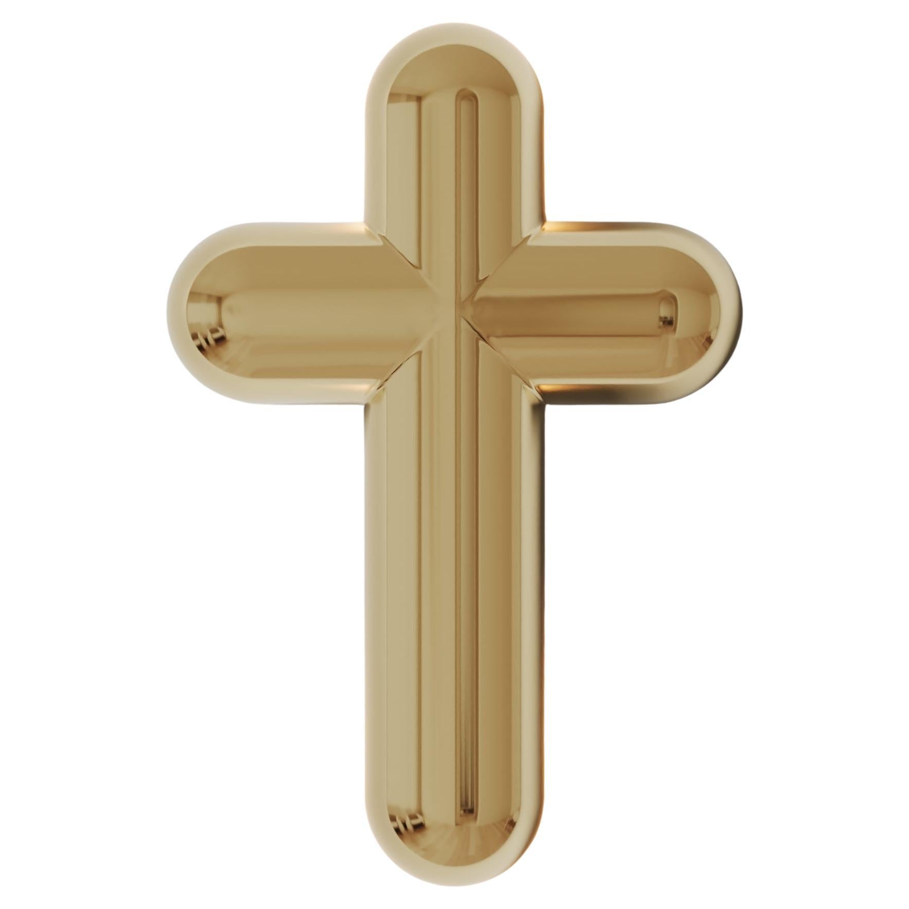 "Cruz" Max Version Contemporary Indoor/Outdoor Wall Light in Cast Brass For Sale