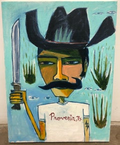 Cruz Ortiz, Provenir Boy Searching the Brush for His Familia, fine art painting
