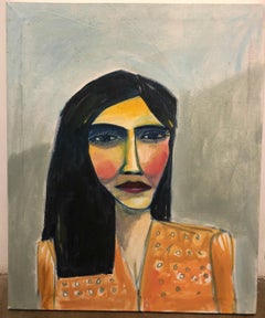 Cruz Ortiz, Untitled, Mexican American contemporary folk art painting