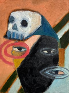 Looking for Medicina, Contemporary Portrait Painting, Oil on Canvas