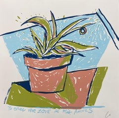 Tu Eres the Love De Mis Amores, serigrafia figurativa contemporanea