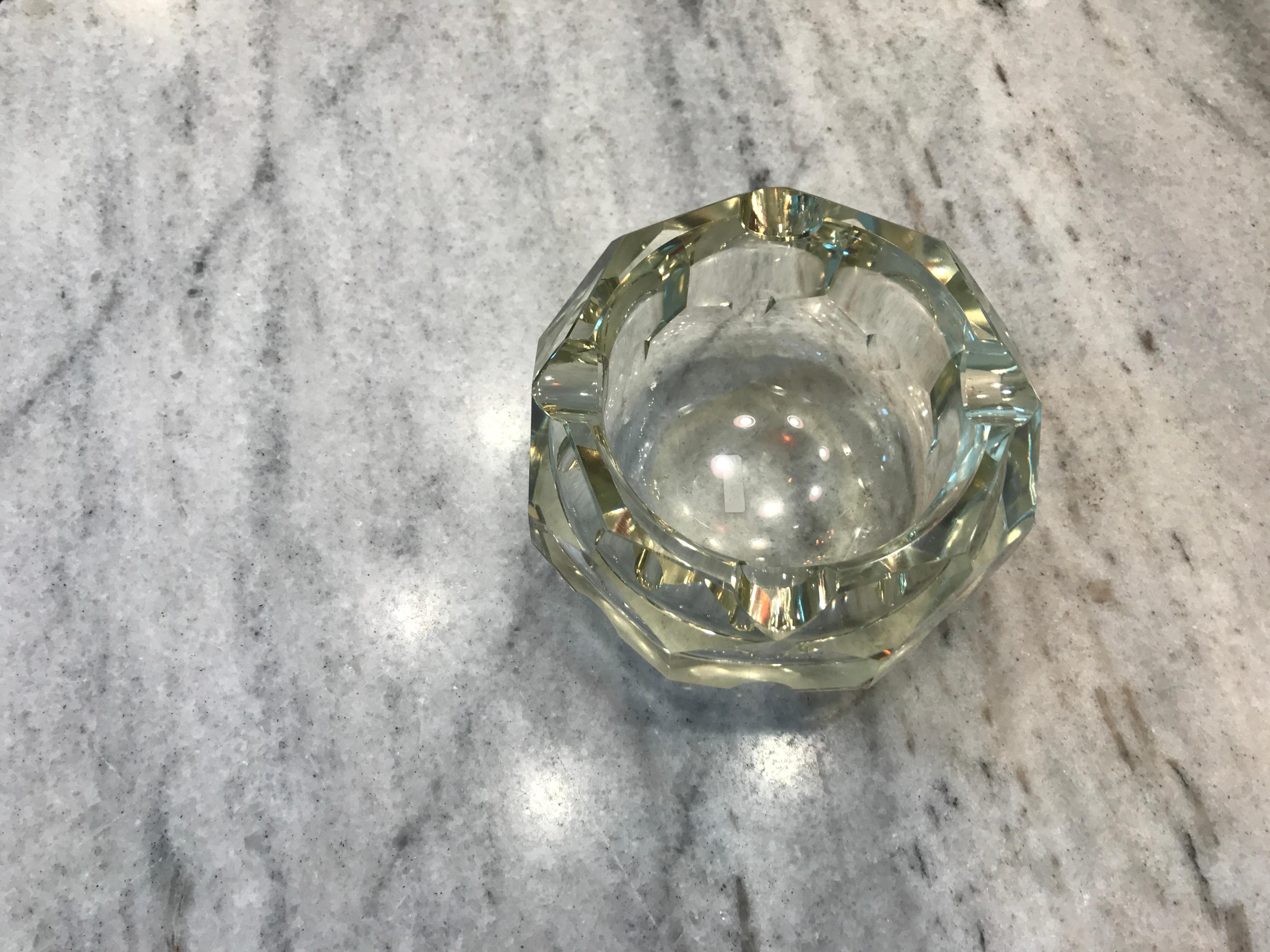 Art Deco Crystal 1950 For Sale