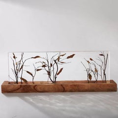 Crystal and Branch Tabletop Decor by Dainte