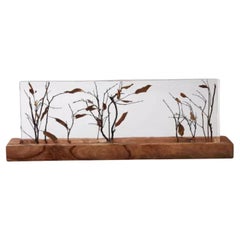 Crystal and Branch Tabletop Decor – Nature-Inspired Elegance in Crystal and Wood