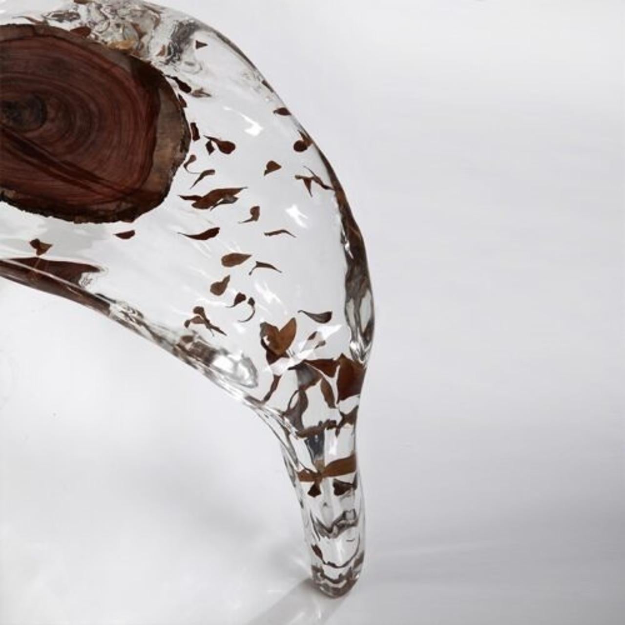 Art déco Table basse contemporaine en cristal - Une fusion audacieuse de l'art et de la fonctionnalité en vente