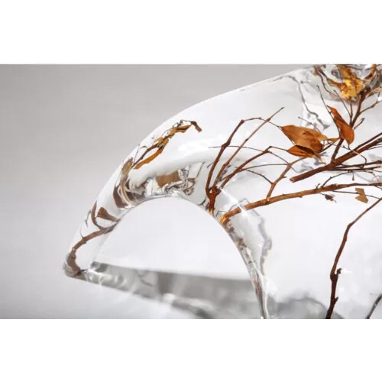 Américain Chaise à dossier bas Branch - Un mélange luxueux de Nature et d'Elegance Modernes en vente