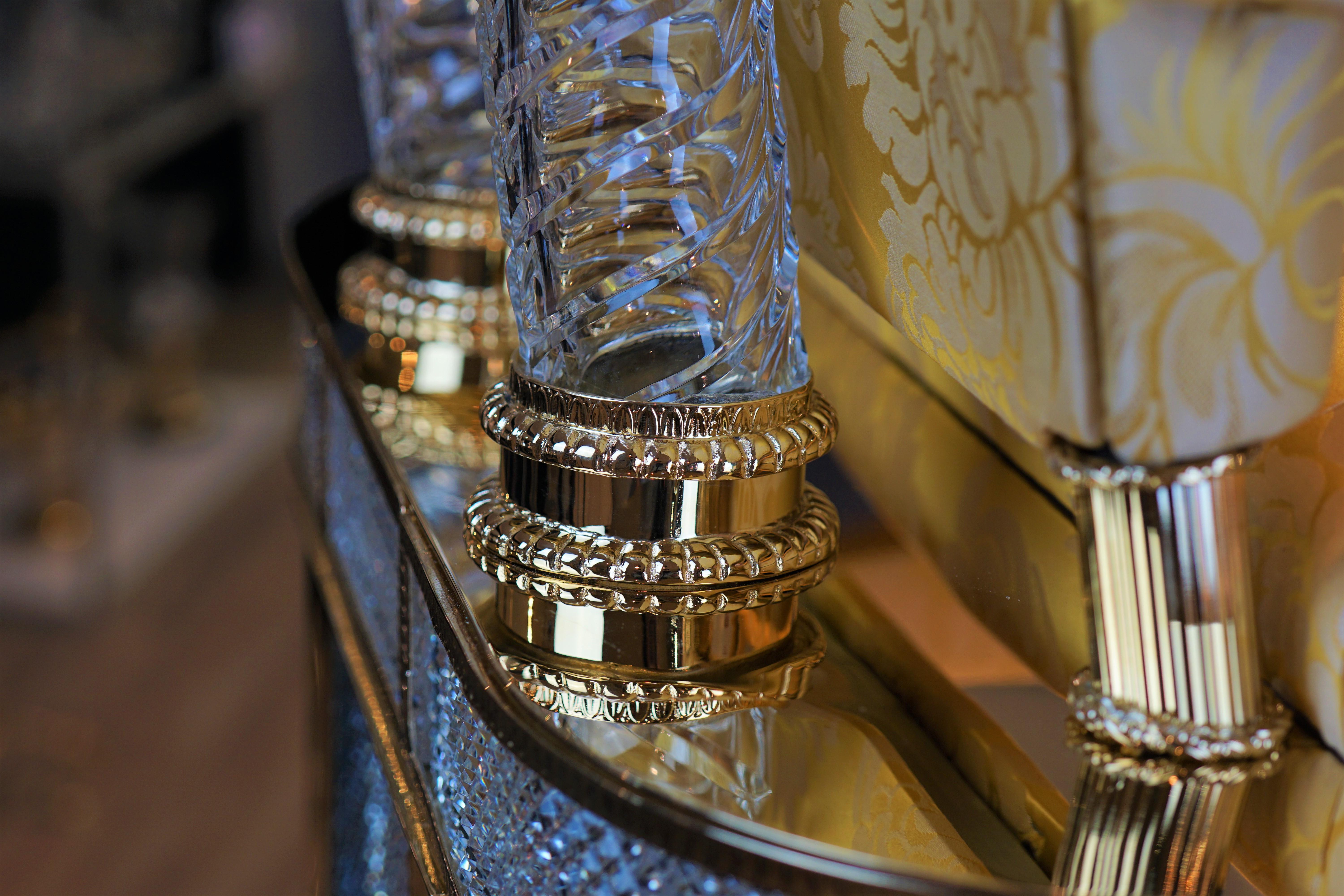 Crystal and Bronze Chair For Sale 1