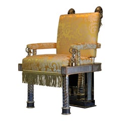 Crystal and Bronze Chair