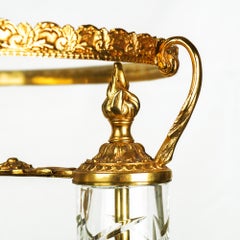 Crystal and Bronze Guéridon Table