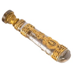 Sceau en cristal et bronze doré, période Empire