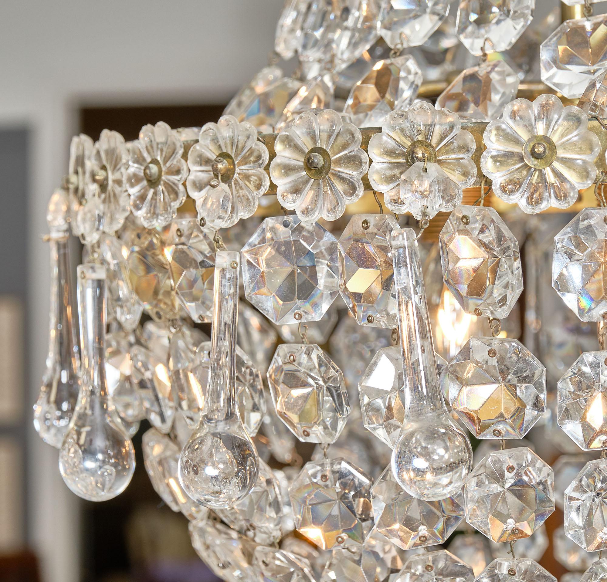 Crystal Antique Chandelier by Baccarat 2