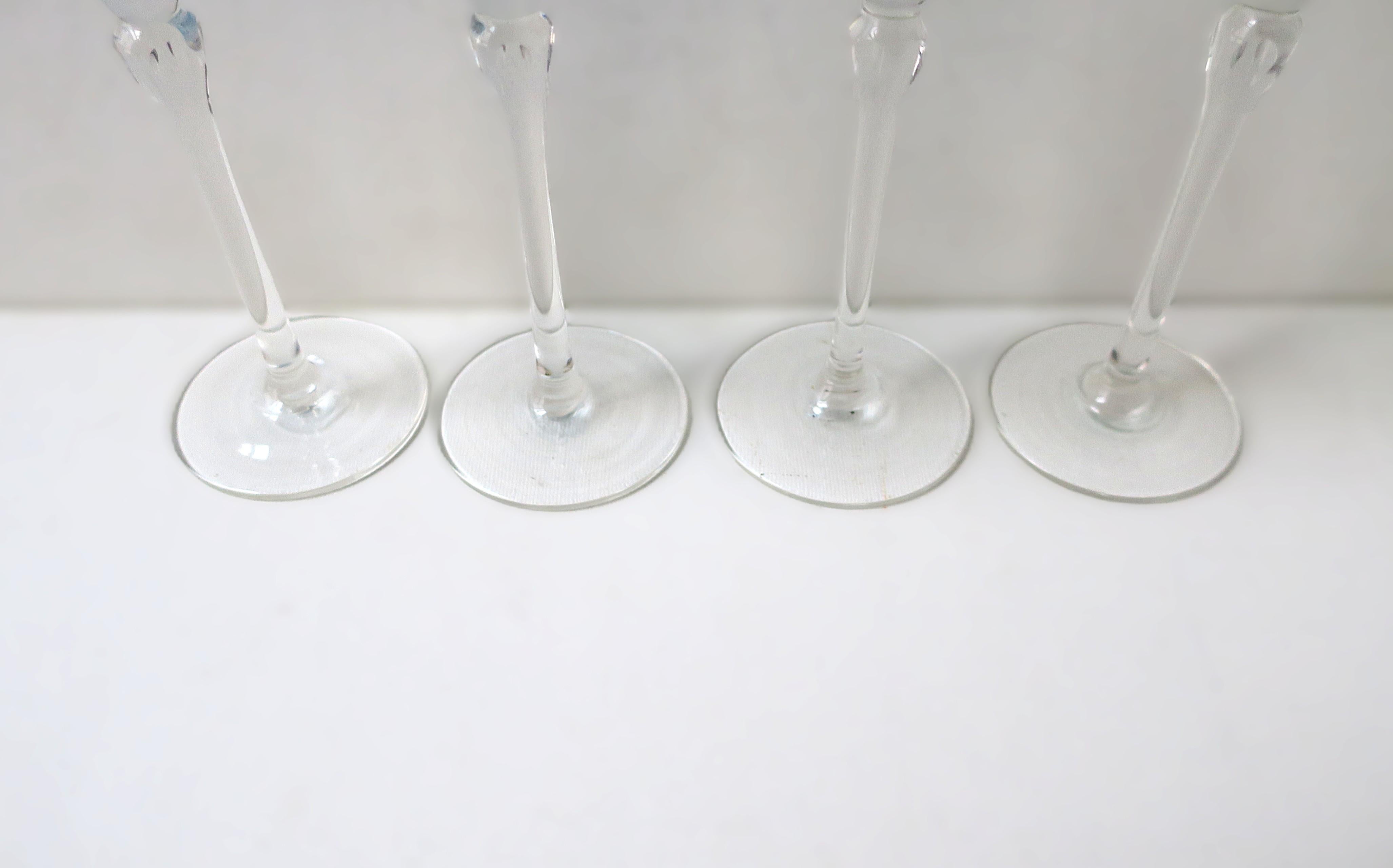 Crystal Aperitif Cordial Glasses For Sale 6