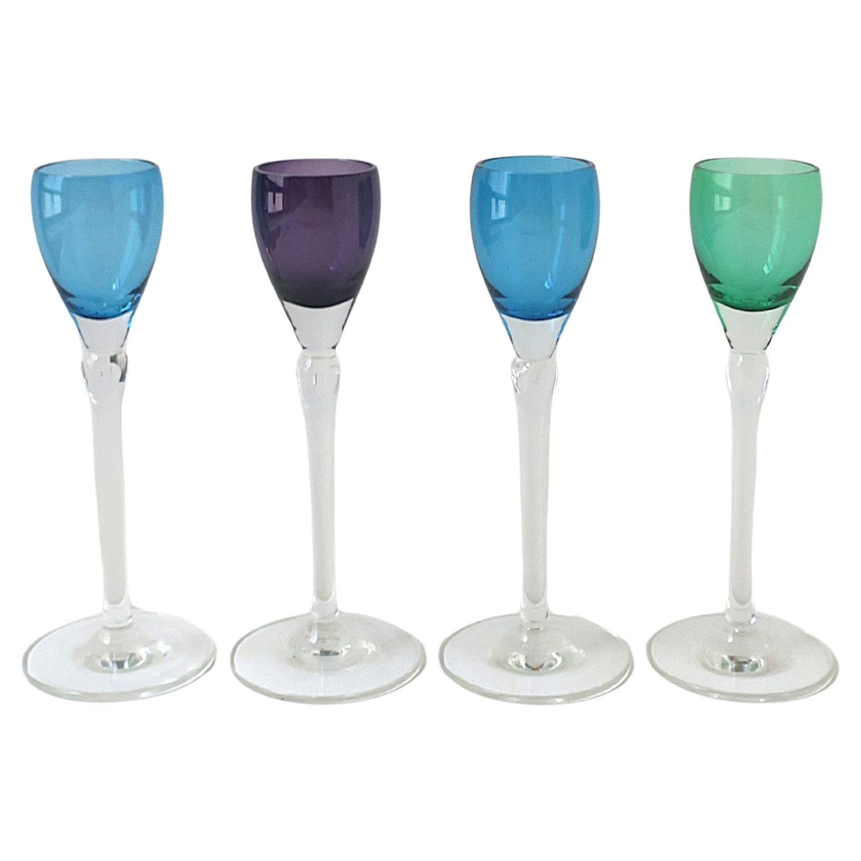Crystal Aperitif Cordial Glasses