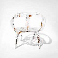 Branched Crystal Arm Chair – Museum-Quality Luxury with Crystal and Wood
