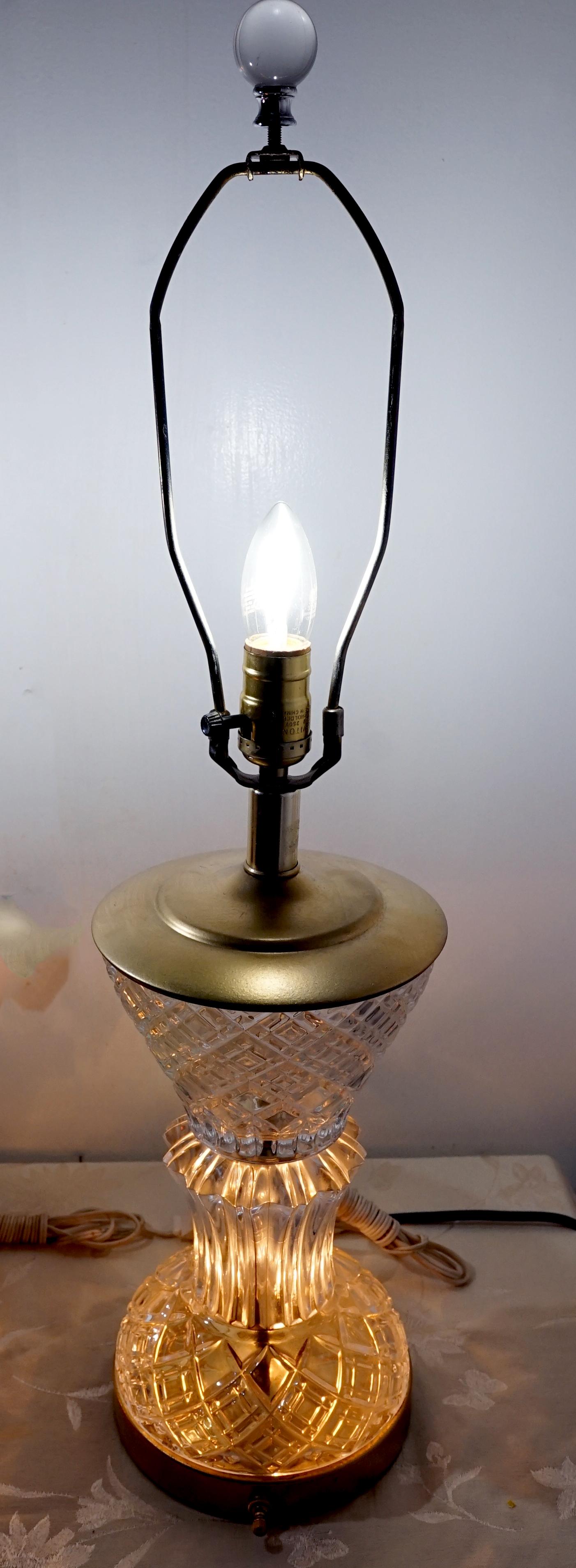 crystal vintage lamp