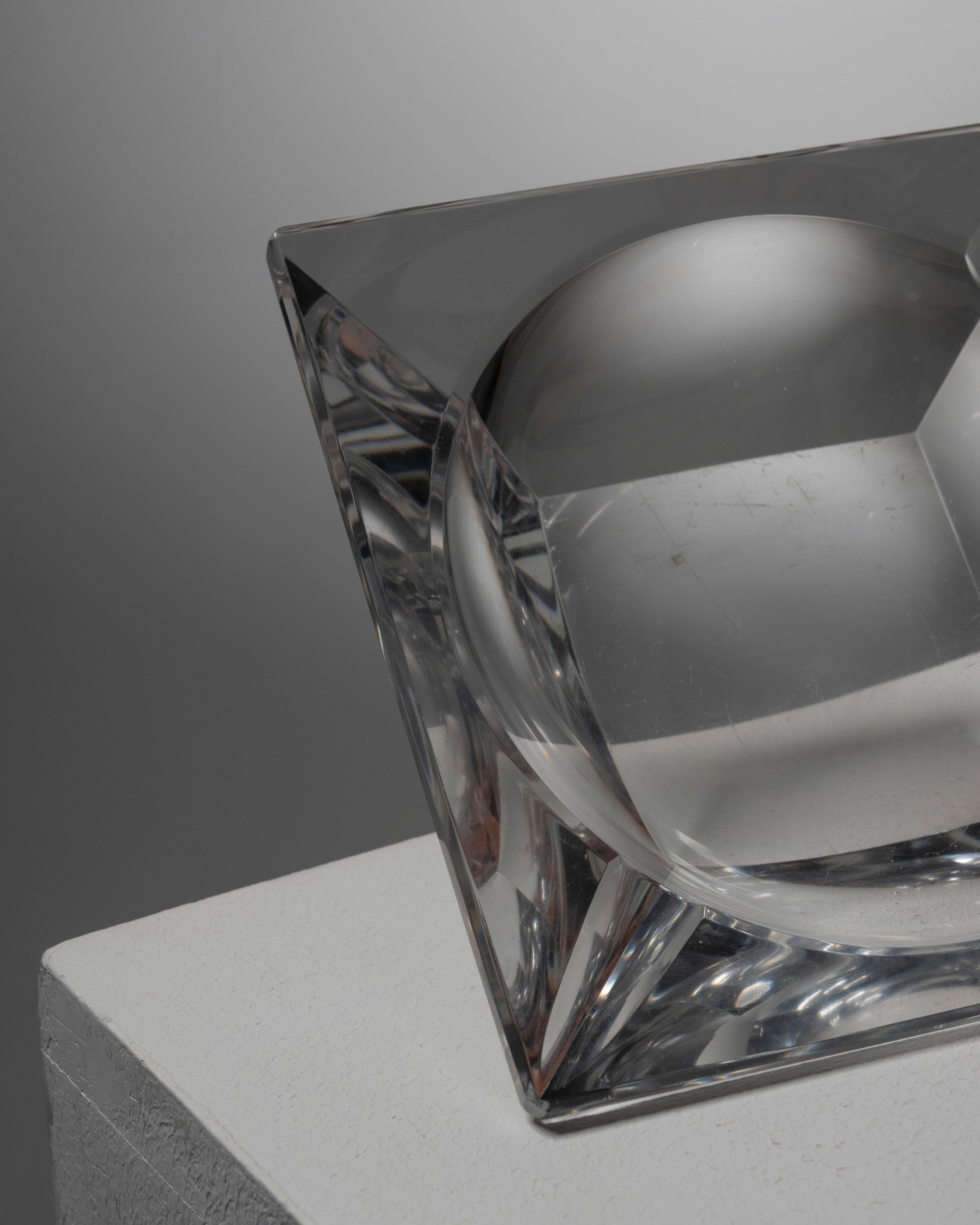 Crystal ashtray, 1970s For Sale 1
