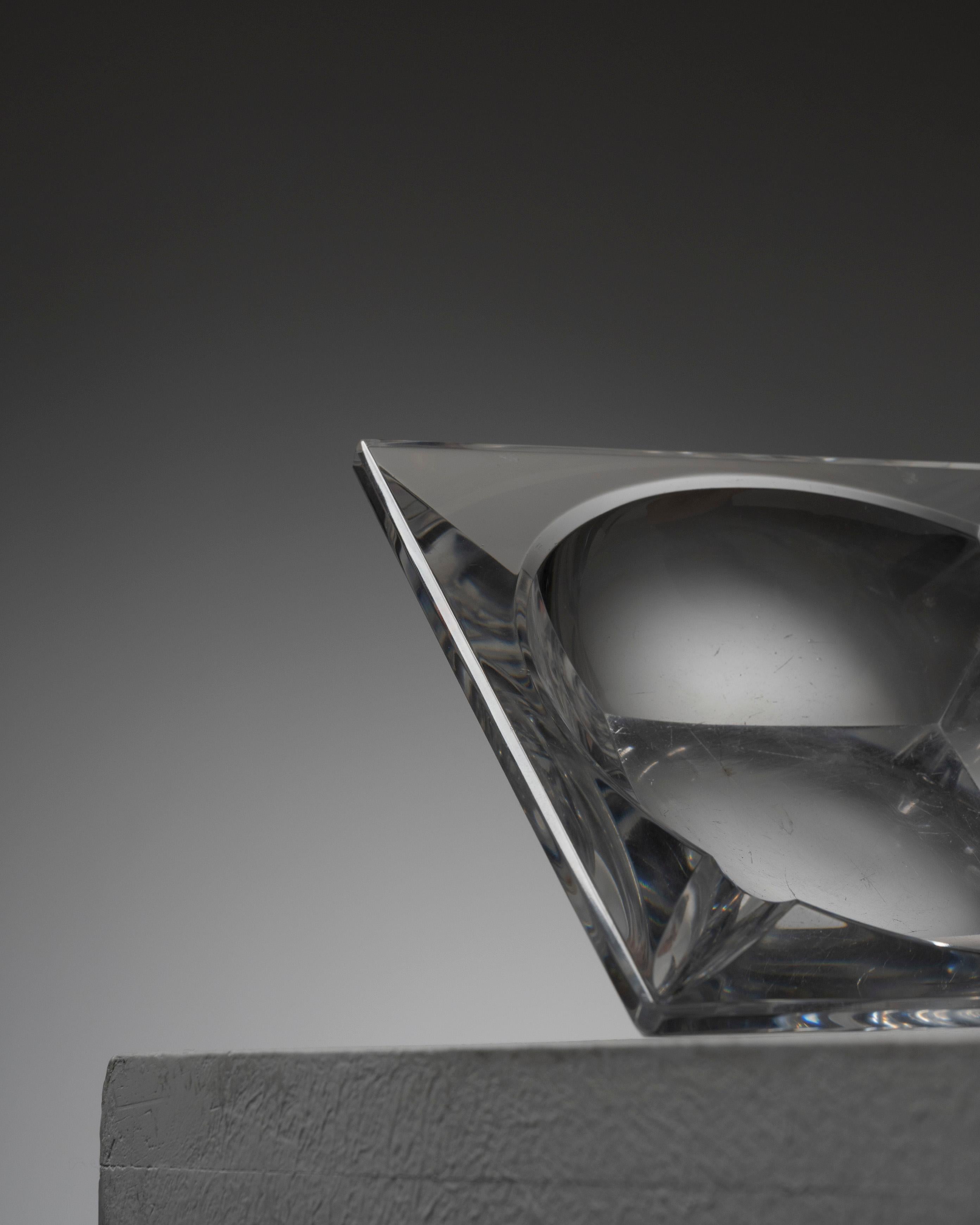 Crystal ashtray, 1970s For Sale 2