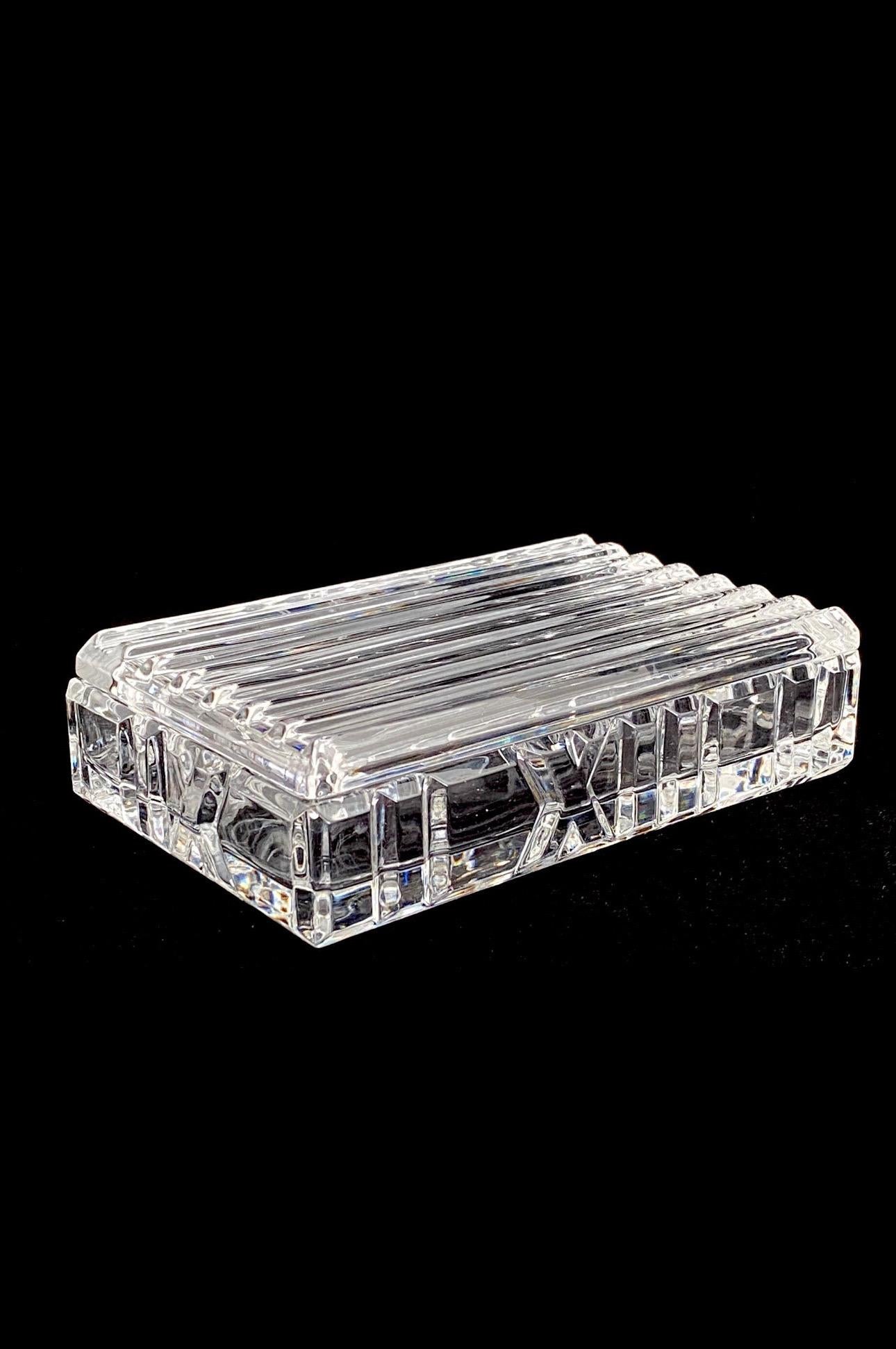 Caja de baratijas de cristal 