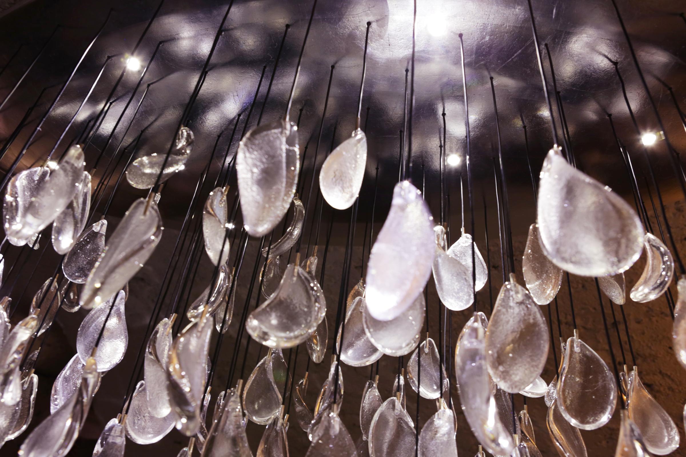 Crystal Glass Rain Drops Suspension For Sale 2