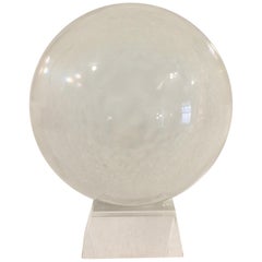 Vintage Crystal Ball on Acrylic Stand