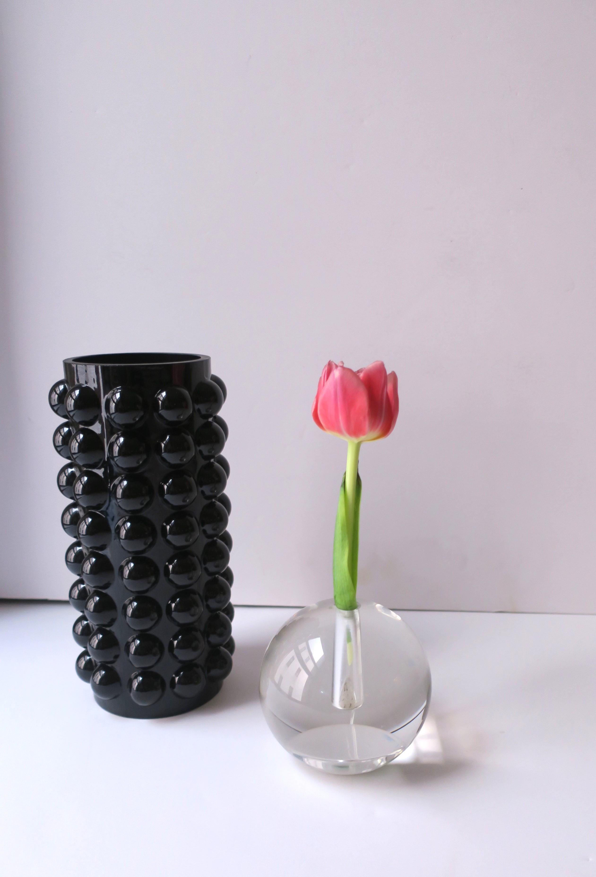 Crystal Ball Sphere Bud Vase Modern Minimalist  For Sale 2
