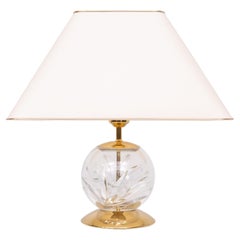 Crystal Ball Tischlampe Hollywood Regency Deutschland 1970er Jahre