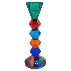 Crystal Balls Colorful Candleholder, Made in Italy
