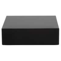 Crystal Base Riser Black 10” by KA Glass For Sale at 1stDibs