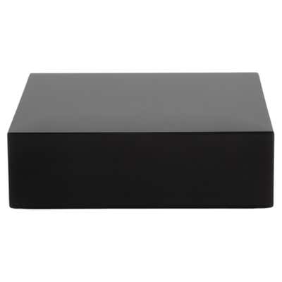 Crystal Base Riser Black 10” by KA Glass For Sale at 1stDibs