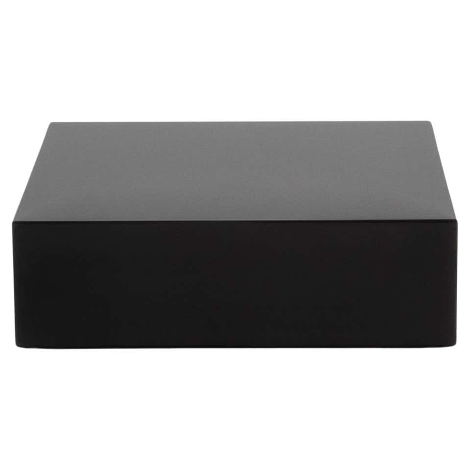 Crystal Base Riser Black 10” by KA Glass For Sale at 1stDibs