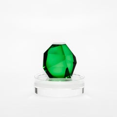 Alzata di base in cristallo trasparente da 10" di KA Glass