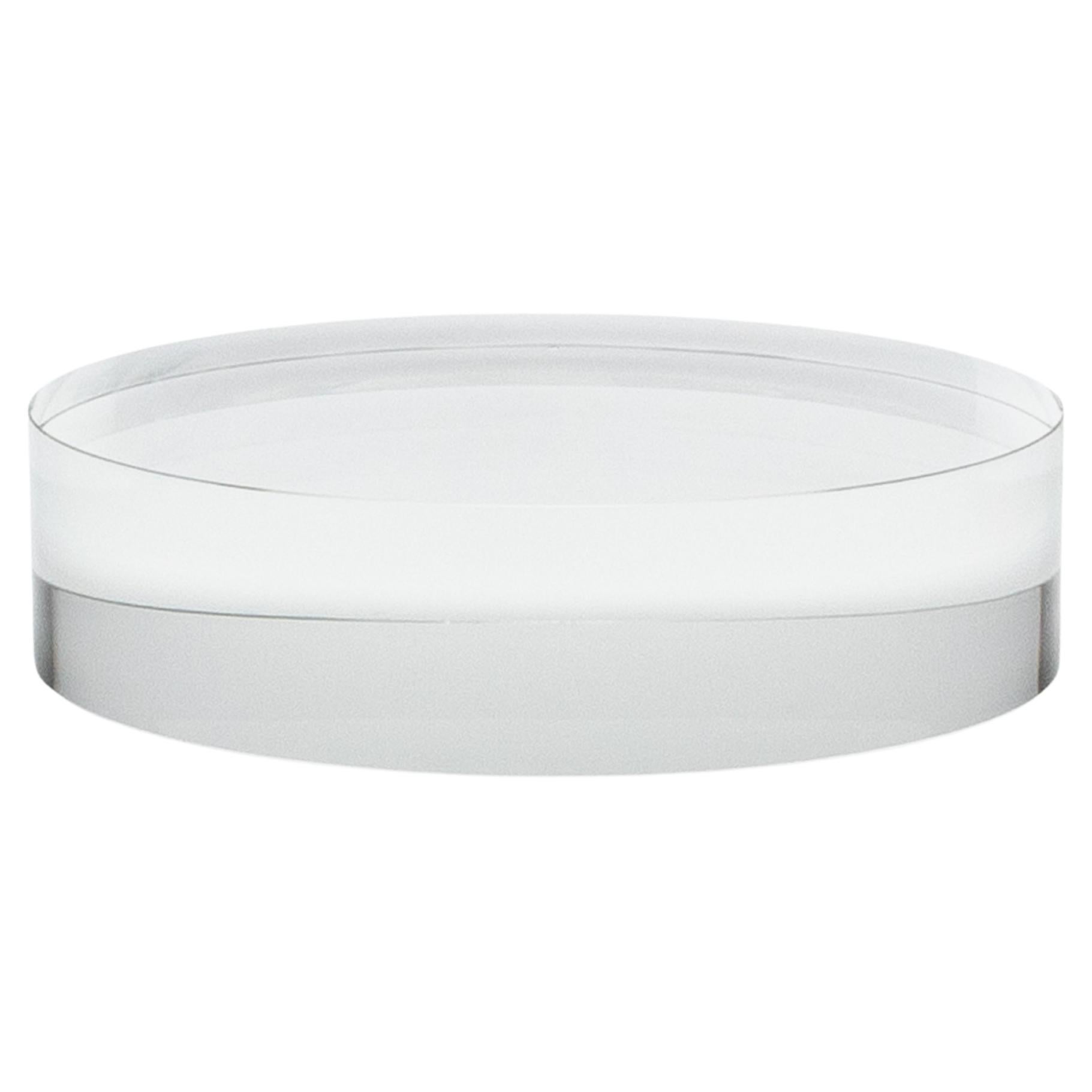 Crystal Base Riser Clear 10” by KA Glass