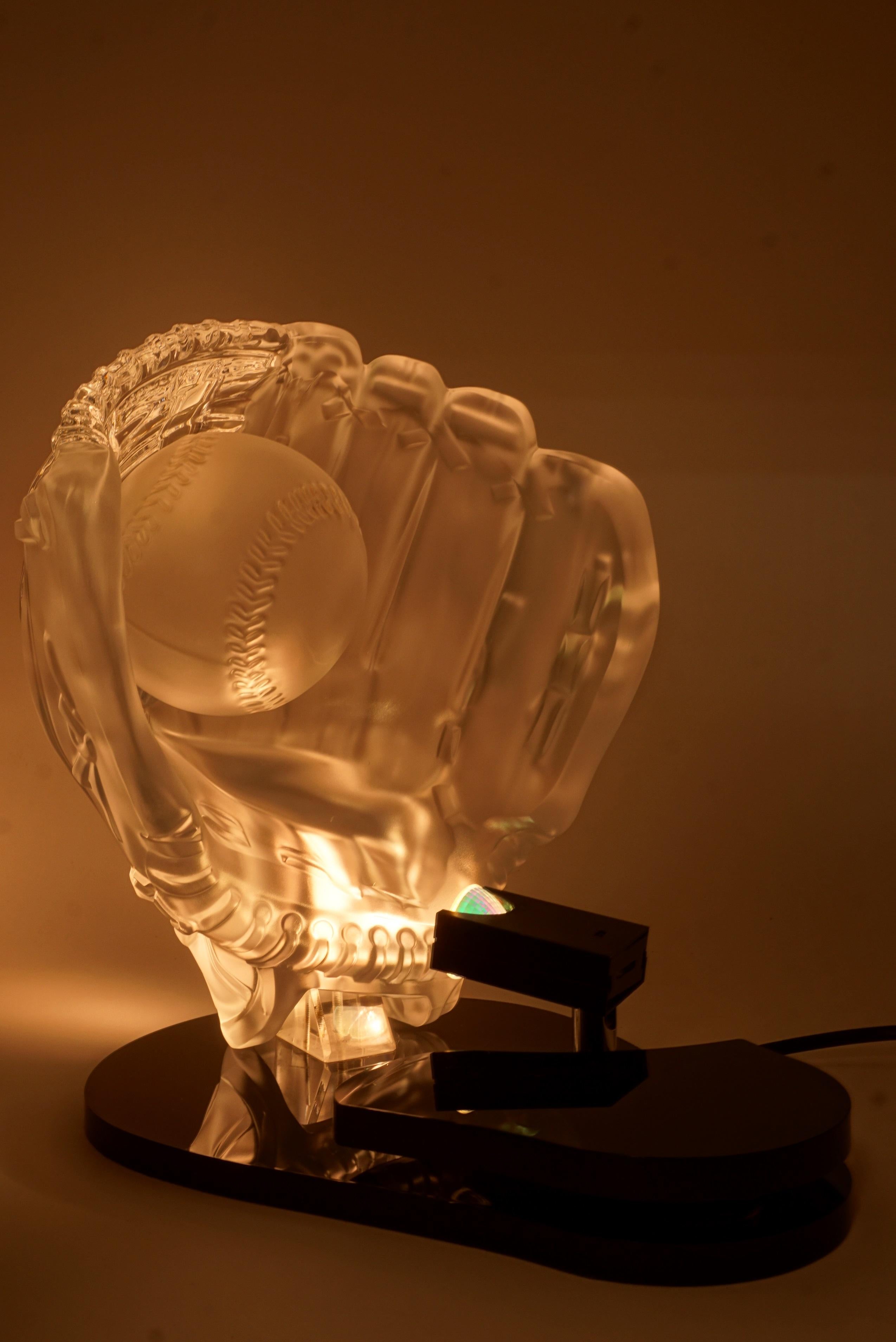Crystal Baseball Design Lamp 1