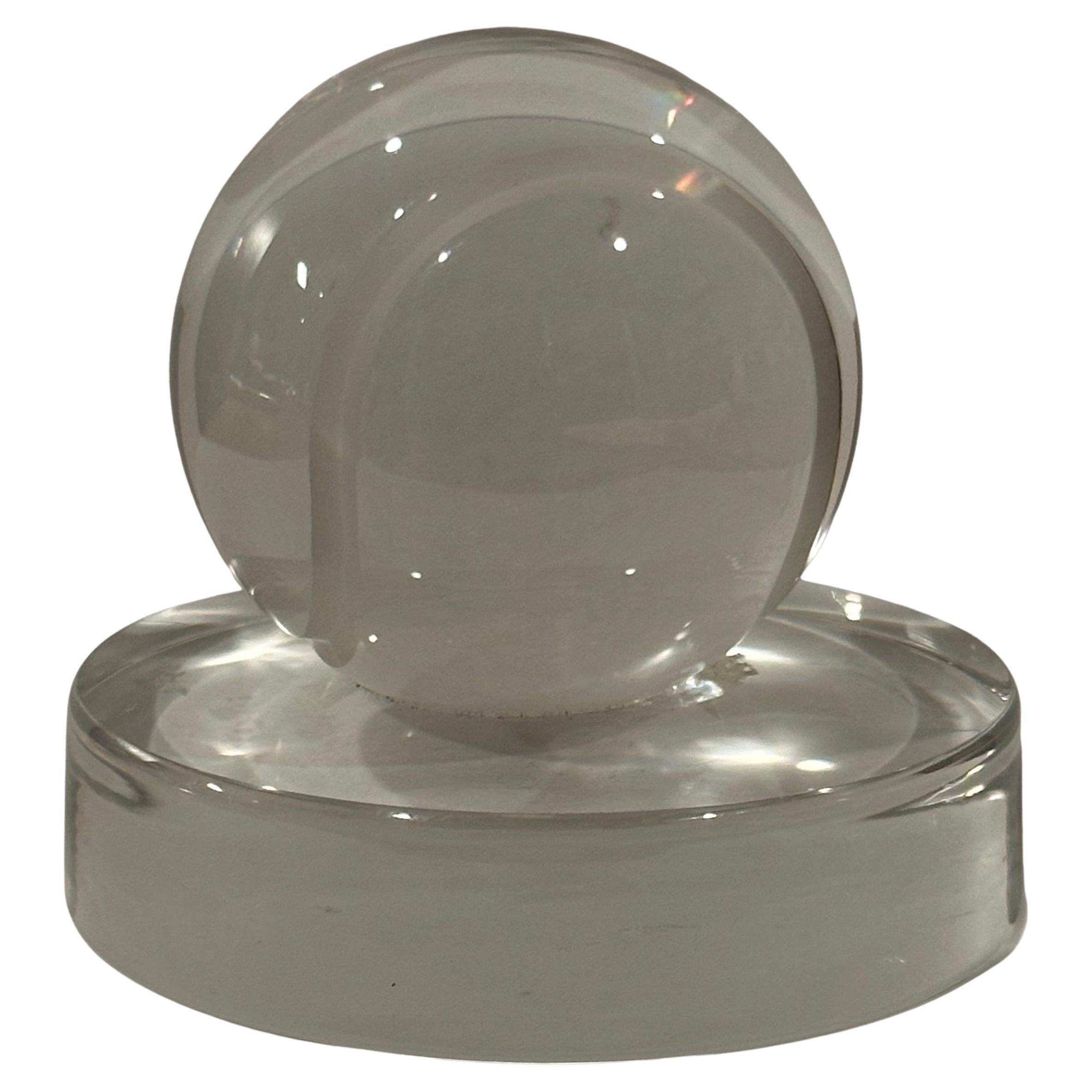 Pisapapeles de béisbol de cristal de Val Saint Lambert en venta 5