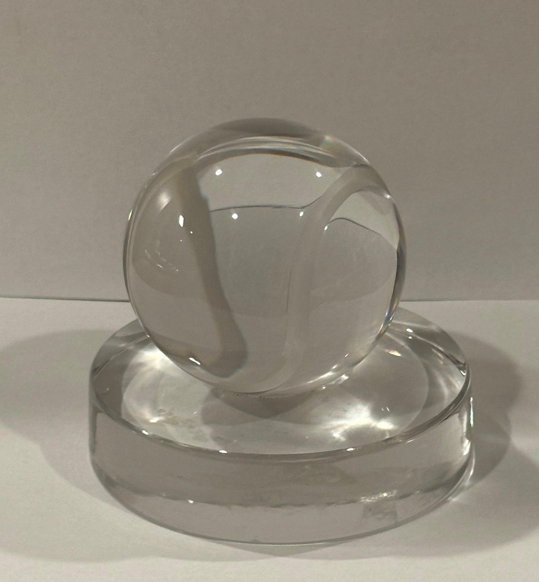 Pisapapeles de béisbol de cristal de Val Saint Lambert en Bueno estado para la venta en San Diego, CA
