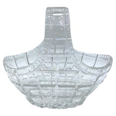 Crystal Baskets - 578 For Sale on 1stDibs | crystal basket with handle,  glass basket with handle, lead crystal basket with handle