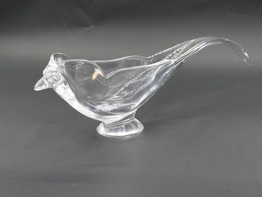 Crystal Bird-Shaped Cup, France, 1970s In Good Condition In Roma, IT