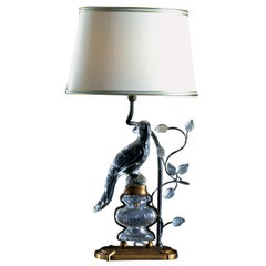 Crystal Bird Table Lamp