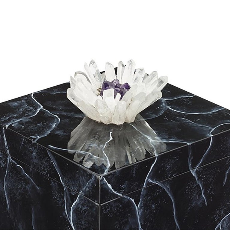 Crystal Black Box For Sale at 1stDibs