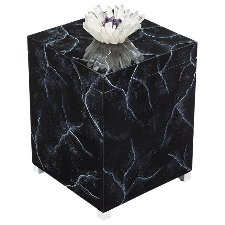 Crystal Black Box For Sale at 1stDibs